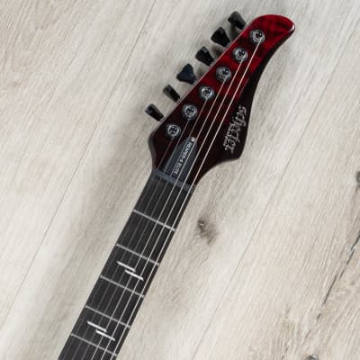 Schecter Reaper Elite 6 Left-Handed Guitar, Ebony Fretboard, Blood Burst image 8