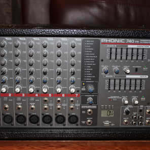 Phonic Powerpod 740 FR Powered Mixer | Reverb Phonic Powerpod 740 FR Powered Mixer | Reverb