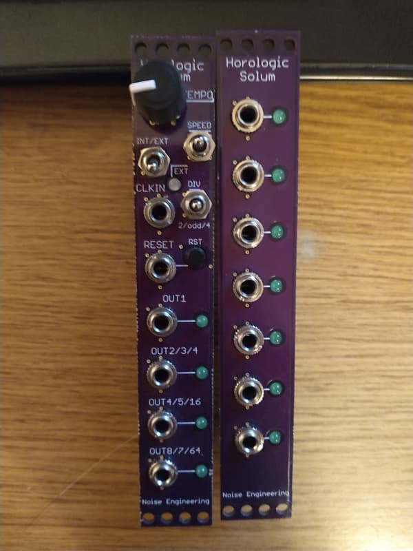 Noise Engineering Horologic Solum + Horologic Uter Purple Reverb