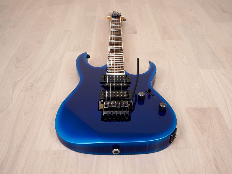1995 Ibanez RGR470 HSH RG Series Electric Guitar Jewel Blue Burst