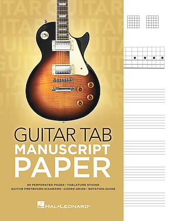 Guitar Tab Manuscript Paper | Reverb