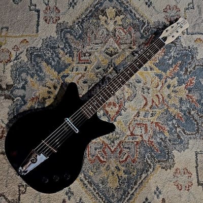 Danelectro Convertible - Acoustic Electric Guitar - Black for sale