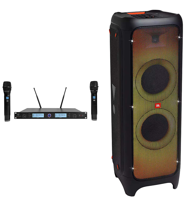 JBL Partybox 1000 Karaoke Machine System w/DJ Pad+Wristband+(2) Wireless Mics Bild 1