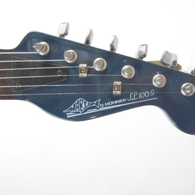 unrestaurierte E-Gitarre Hohner  Marlin SL100G 80er Black electric guitar from the 80ies image 3