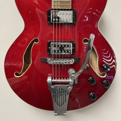 Ibanez  Artcore AFS75T  2010’s Transparent Red image 1
