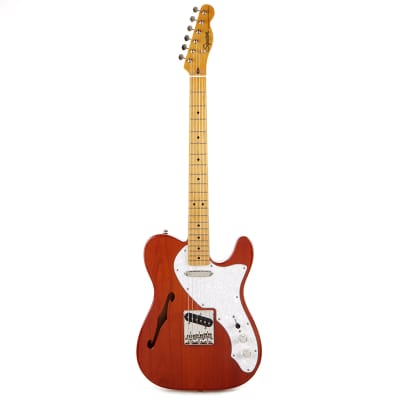 Fender Squier Classic Vibe 60's Thinline Telecaster Electric Guitar | Natural image 2