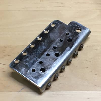Kluson Lefty Tremolo Fender Strat Plate Pro Aged Heavy Relic 54mm 2 1/8” Saddles image 10