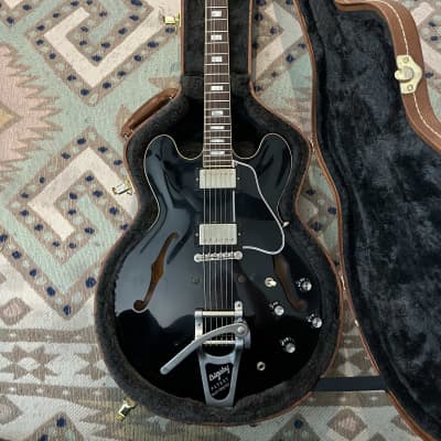 Gibson Memphis ES-335 Anchor Stud with Bigsby 2018 - Antique Ebony VOS for sale