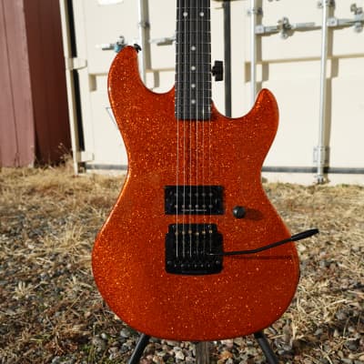 G&L USA CUSTOM SHOP Rampage 22 Orange Flake 6-String Electric Guitar w/ Shop Black Tolex Case image 6