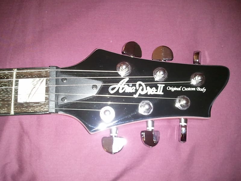 Aria Pro II Original Custom Body Series electric guitar TQM Fuscia