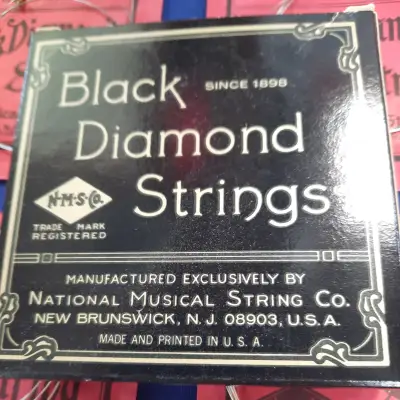 Black Diamond Black Diamond Tenor Banjo 4 Strings Set N797 Ball end Silver-Plated Copper on steel 70/80's for sale