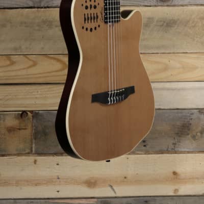 Godin ACS Nylon Natural SG Acoustic/Electric Guitar Natural w/ Gigbag for sale