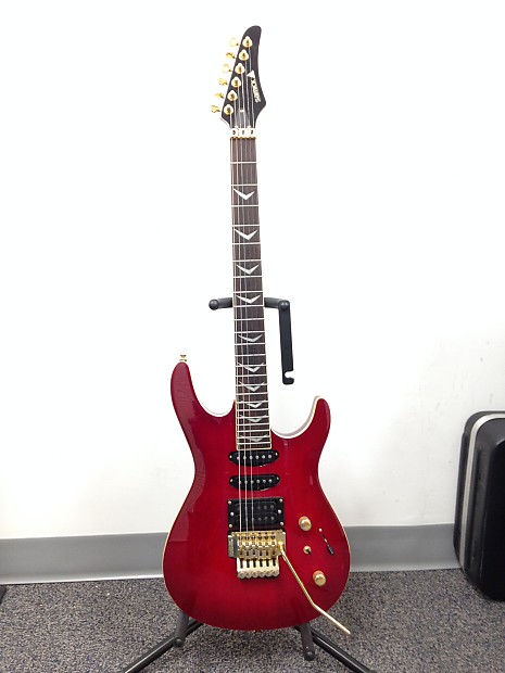 Samick KR660 Super Strat 1992 Antique Red Sunburst. Rare Nice