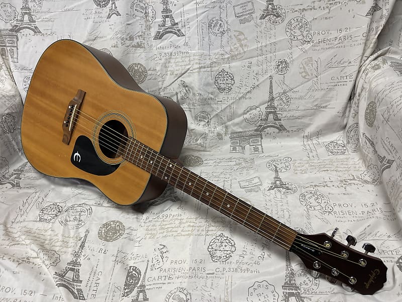 Epiphone PR 200 D 1995 Natural Korean Made Dreadnought NICE! | Reverb
