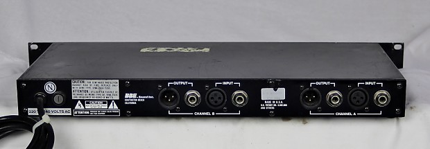 BBE Sonic Maximizer 822A Black | Reverb