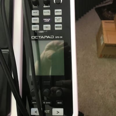 Roland Octapad SPD-30 Digital Percussion Pad 2017 White with Stand image 2