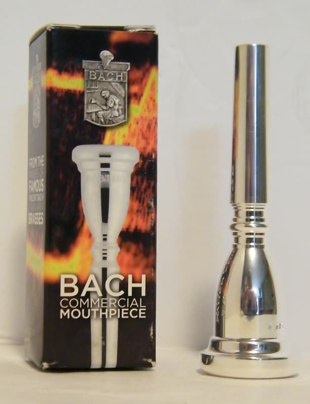 Bach Commercial Series Modified V Cup Trumpet Mouthpiece in Reverb