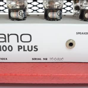 Soldano Hot Rod 100 Plus 100 Watt Tube Guitar Amplifier Head Red image 2