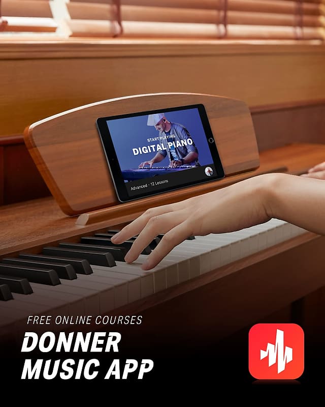Donner DDP-80 Wood Weighted 88 Key Digital Piano Graduation Gifts