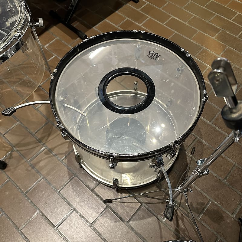 ludwig vistalite bass drum
