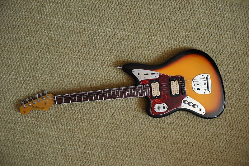 Fender Kurt Cobain Jaguar Left Handed heavily modified