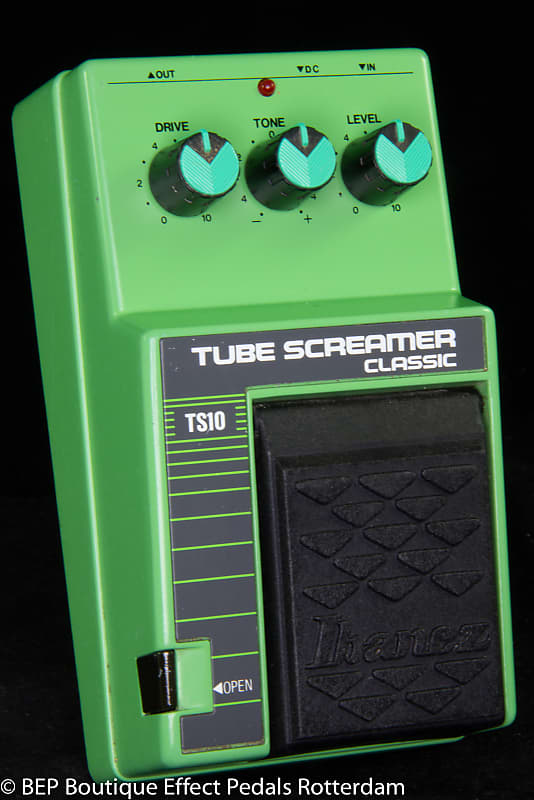 Ibanez TS10 Tube Screamer Classic s/n 108434 mid 80's Japan, JRC4558D as  used by John Mayer and SRV