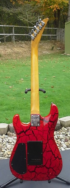 Charvel by Jackson Electric Guitar Red Crackle w/soft case