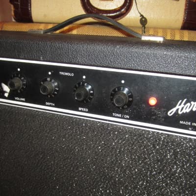 Immagine Vintage 1969 Harmony Model 7084 Combo Amp w/ Tremolo Black - 3