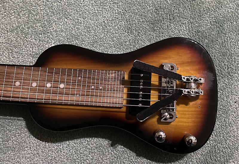 SX Lap Steel Guitar with Certano benders NO LEGS SUNBURST Reverb