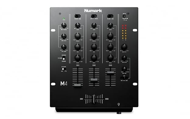 Numark M4 3-Channel DJ Mixer image 1