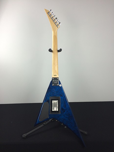 Jackson RX10D Rhoads V Electric Guitar Cobalt Blue Swirl