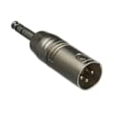 Hosa Technology GXP246 Stereo Male 1/4" Phone to Male 3-Pin XLR Adapter