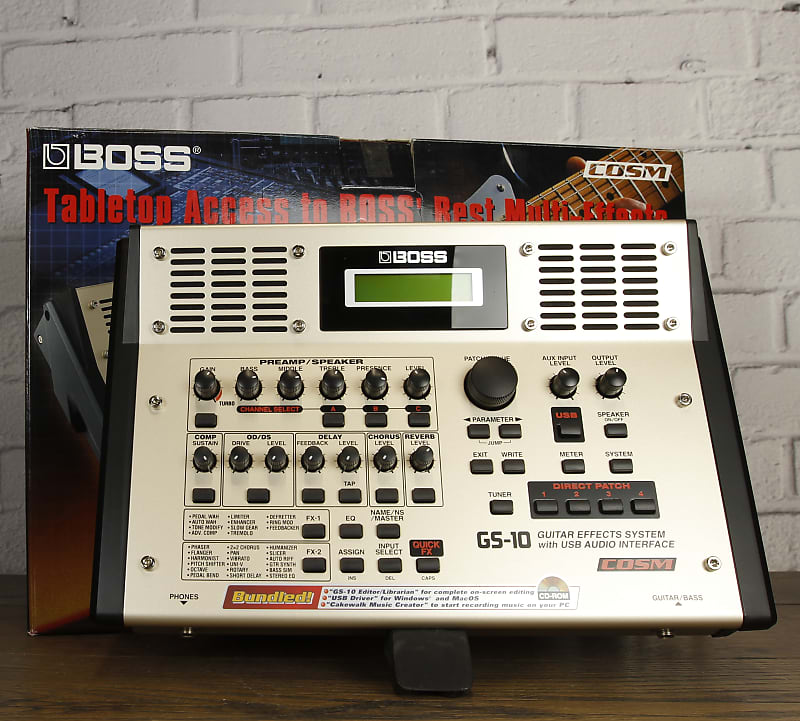 Boss GS-10 Guitar Effects System USB Audio Interface 2003