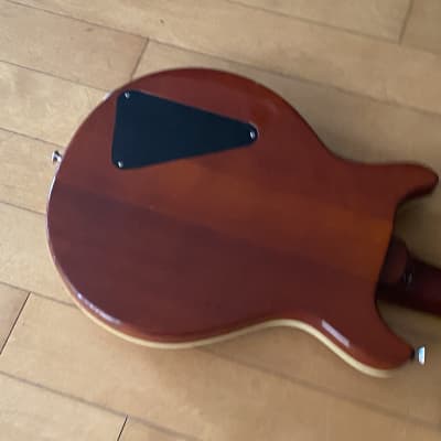 Hamer Sunburst  Arch Top Les Paul Double Cut Style Guitar Flame Maple image 12