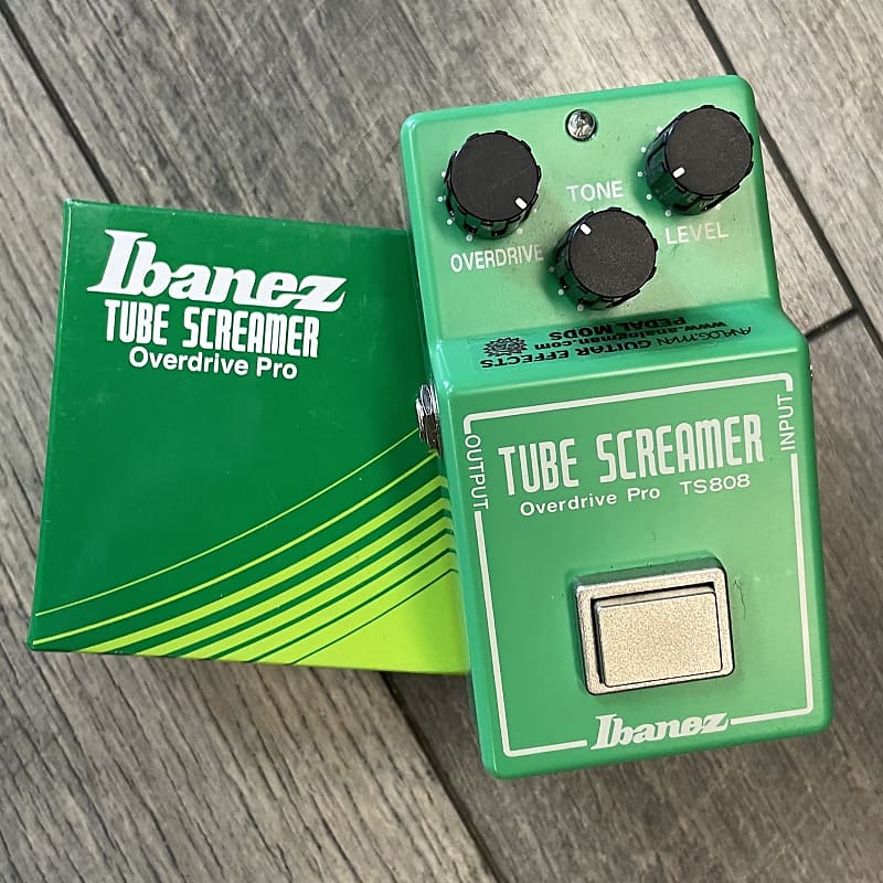 Analogman Ibanez TS-808 True Vintage Mod w/ vintage TL4558P chip