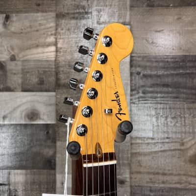 Fender American Ultra Stratocaster - Arctic Pearl with Rosewood Fingerboard image 6