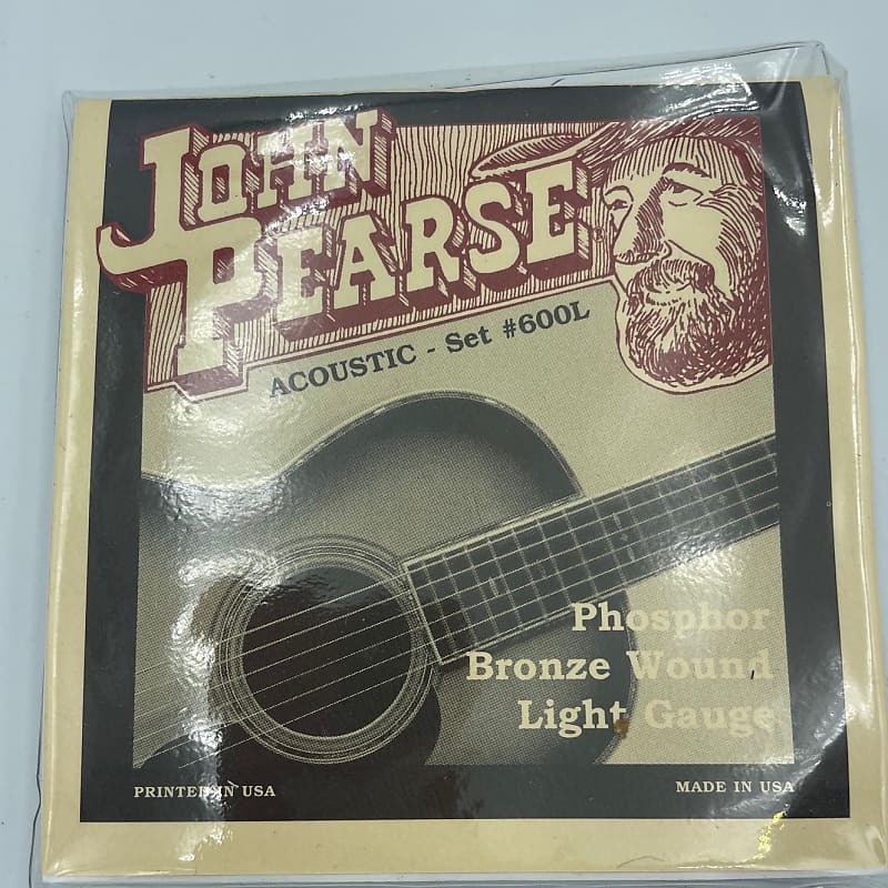 John Pearse Strings 600L Phospher Bronze Wound Light Guage Reverb