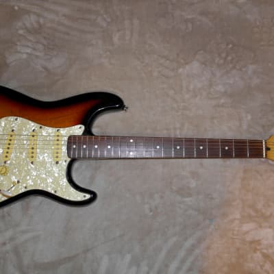 1997 Fender Squier Pro Tone ProTone Stratocaster Fender 3 Tone Sunburst All Original With Gig Bag! image 1