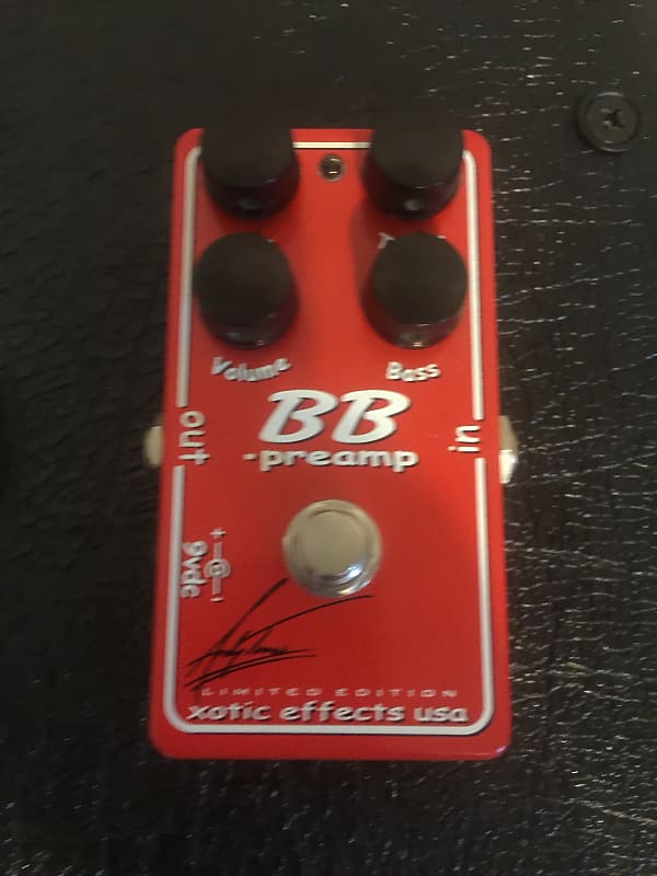 初期AndyTimmons シグネチャー赤黒BB Preamp 初期AndyTimmons シグネチャー赤黒BB Preamp