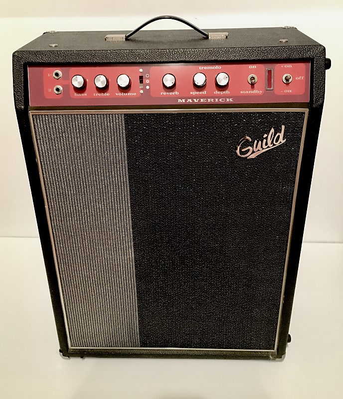 Guild Maverick 1971 Black, Red(s), and Grey(s) image 1