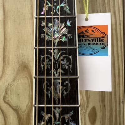 OOO PARLOR FORTY FIVE Floral PARLOR model acoustic guitar 2024 - Natural inlays galore image 10