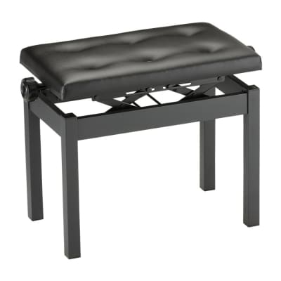 Korg PC-770 Height-Adjustable Piano Bench (Black) image 1