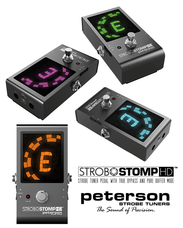 Peterson StroboStomp HD Compact Pedal Strobe Tuner image 1