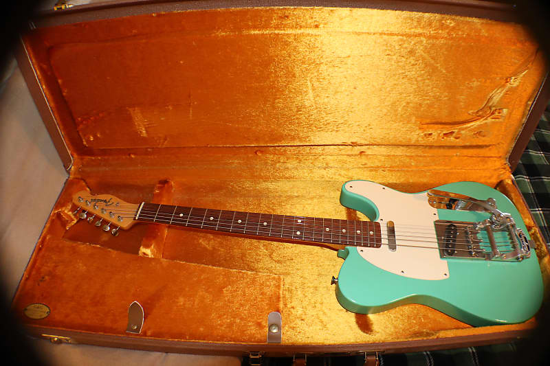 Fender American Vintage '62 ReIssue Telecaster Custom Bigsby 2012 - Thin-Skin Lacquer Sea Foam Green image 1