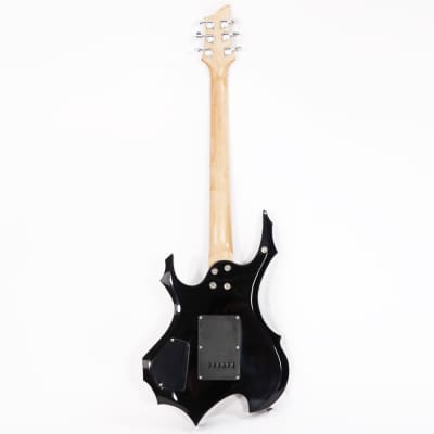 Glarry Flame Shaped Electric Guitar with 20W Electric Guitar Sound HSH Pickup Novice Guitar image 3