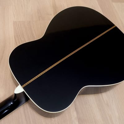 1980s Morris MF-50 X-Braced Auditorium Acoustic Guitar Black