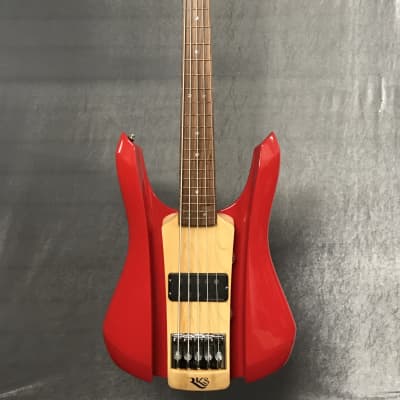 RKS Rosso Corsa 5 String Bass for sale