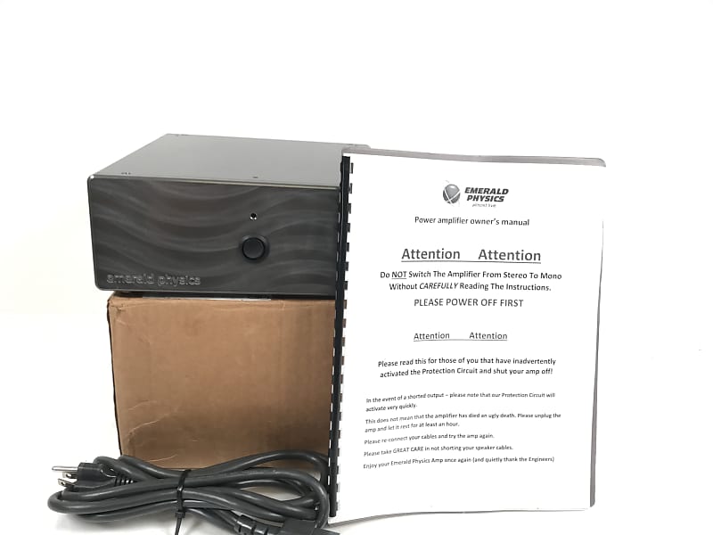 Emerald Physics 100.2SE Stereo Power Amplifier  			