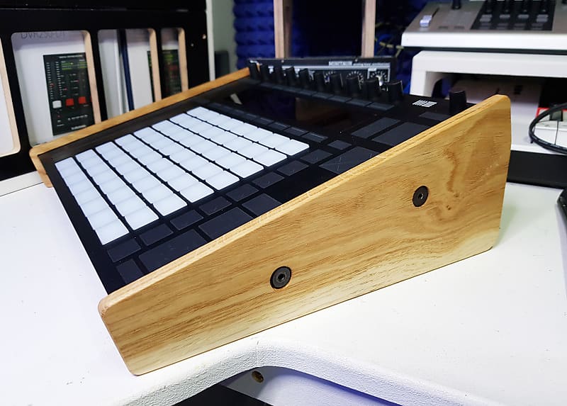 Ableton Push 2 Solid Oak Stand from Synths And Wood | Reverb