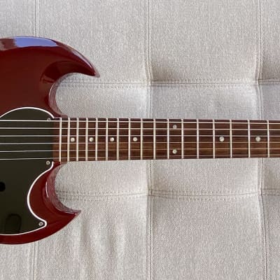 Gibson  SG Jr. '61 Reissue  1991 Cherry Finish W/Bigsby B-3 and Towner Down-Bar image 2
